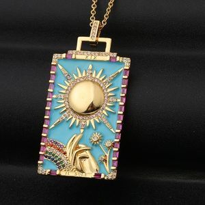 “Il Sole” Tarot Card Necklace